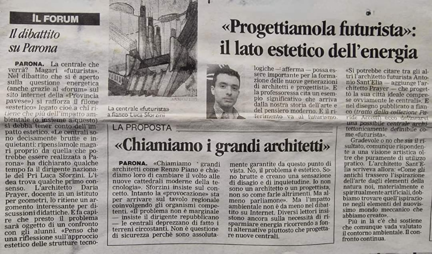 Progettiamola futurista: il lato estetico dell’energia